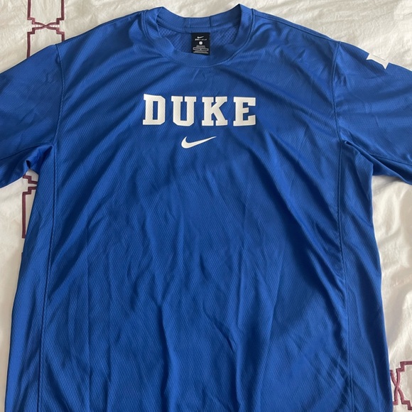 PLAYER ISSUED! Duke Basketball pre-game shoot-around Nike ELITE shirt - Picture 1 of 5